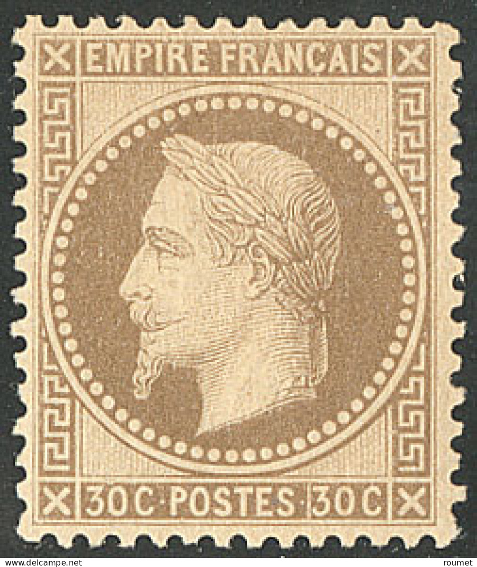 * No 30, Brun. - TB. - R - 1863-1870 Napoléon III Lauré