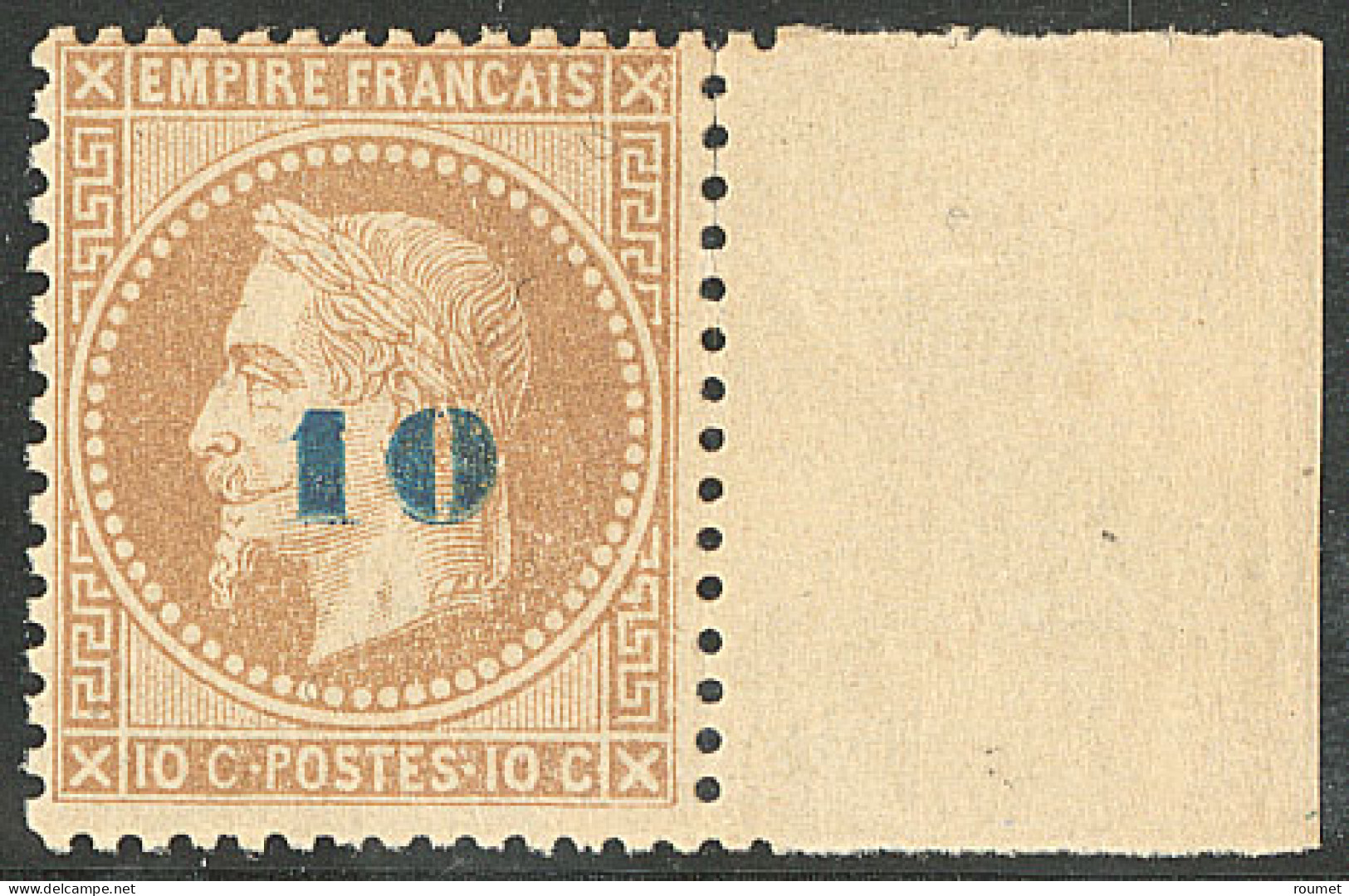 * Non émis. No 34, Nuance Foncée, Bdf, Quasiment **, Très Frais. - TB. - R - 1863-1870 Napoleon III Gelauwerd