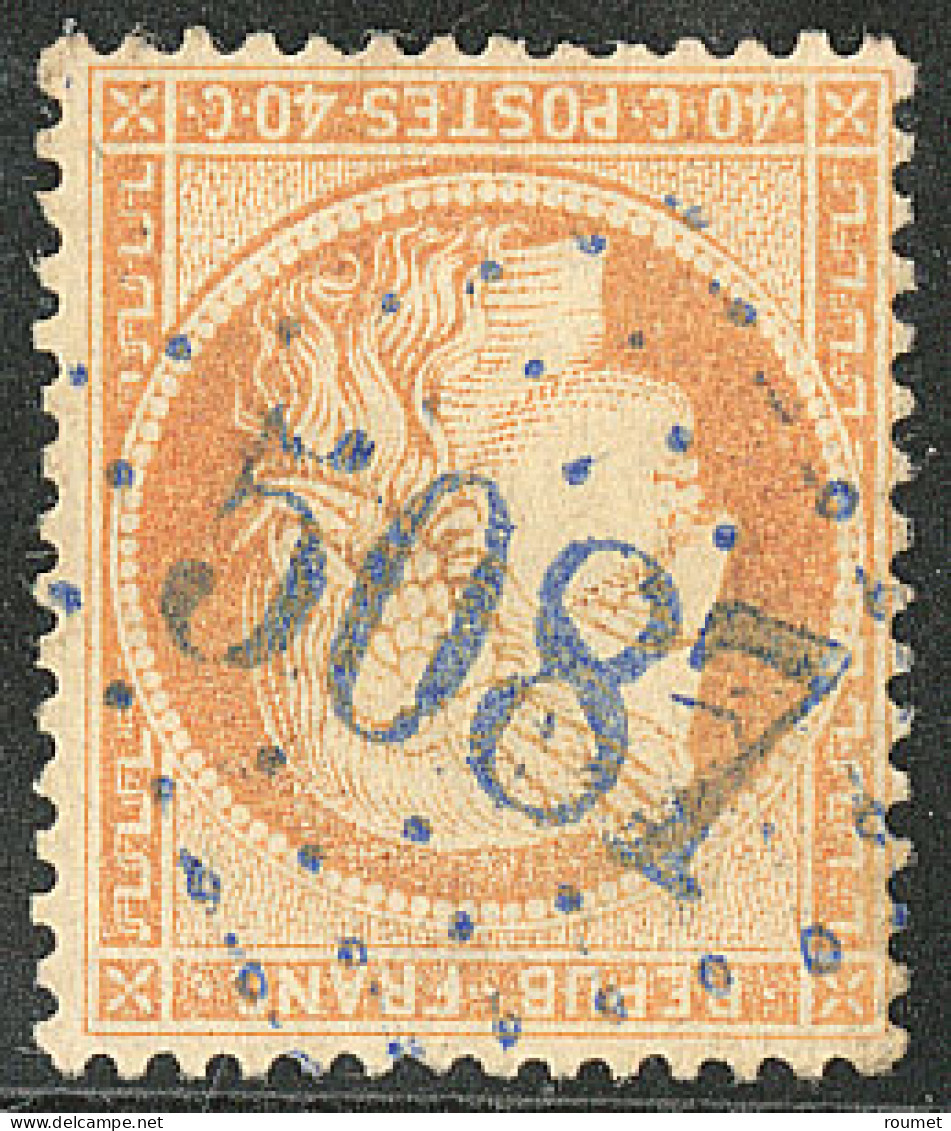 Ibraïla. No 38 Obl Gc 5087 Bleu, Superbe - 1849-1876: Période Classique