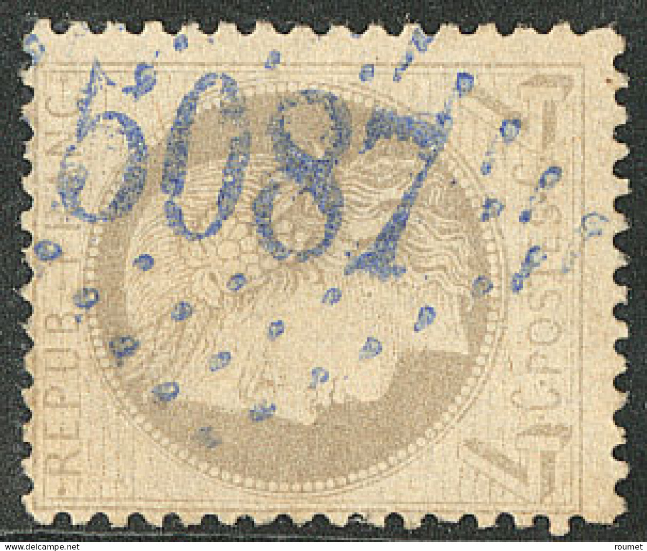 Ibraïla. No 52, Obl Gc 5087 Bleu, Superbe - 1849-1876: Klassieke Periode