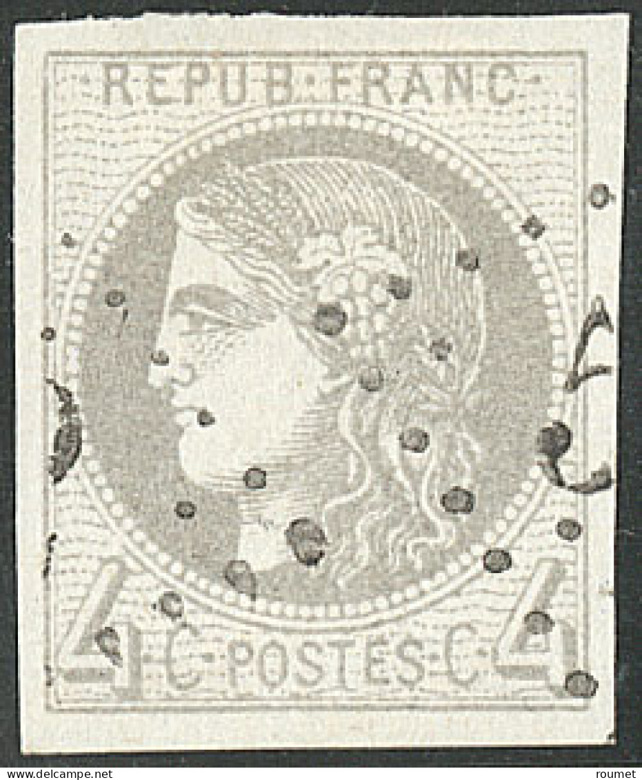 No 41B, Gris, Rep. II. - TB - 1870 Emissione Di Bordeaux