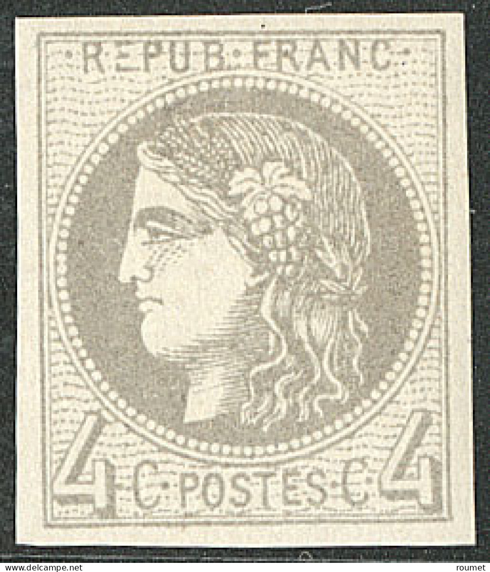 ** No 41Bd, Gris Foncé, Superbe - 1870 Emission De Bordeaux