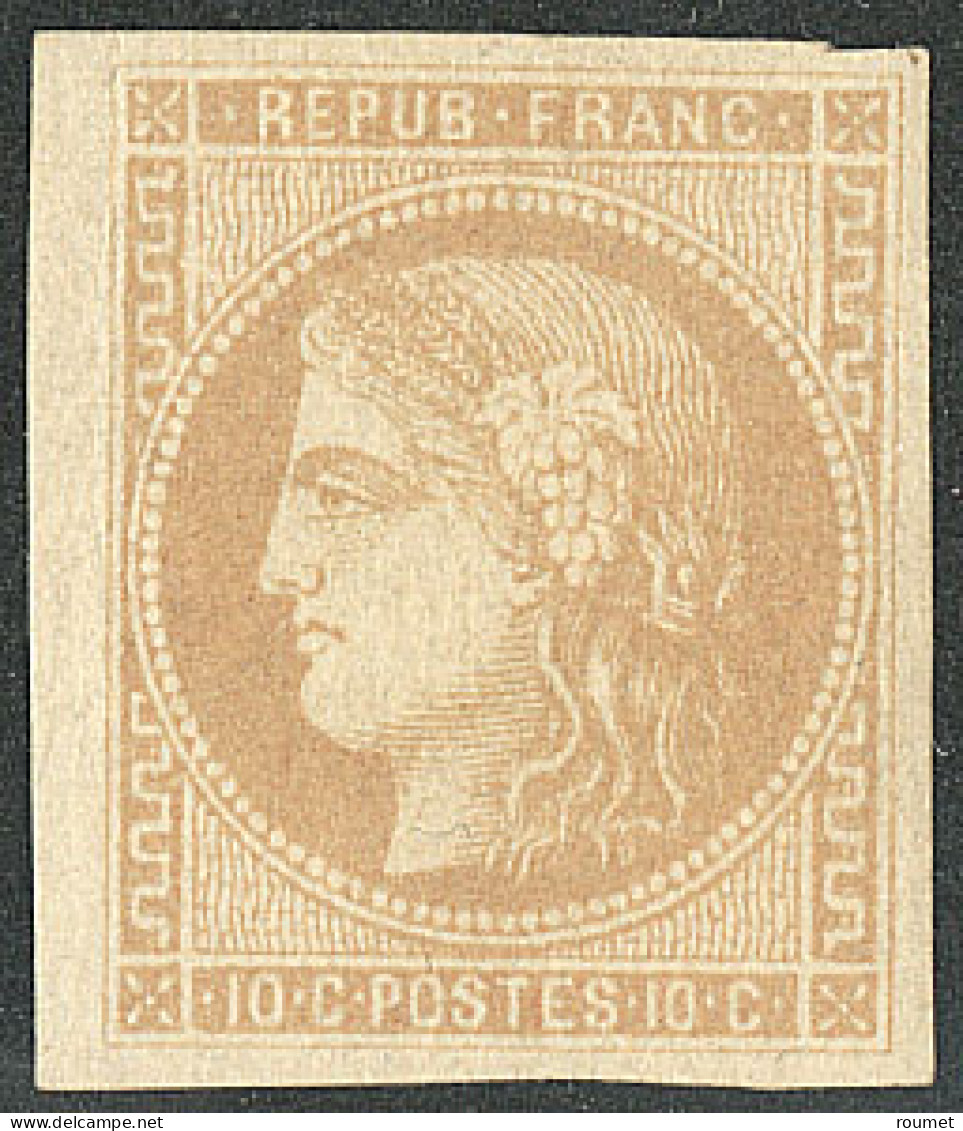 * No 43A, Bistre, Rep. I, Quasiment **. - TB - 1870 Ausgabe Bordeaux