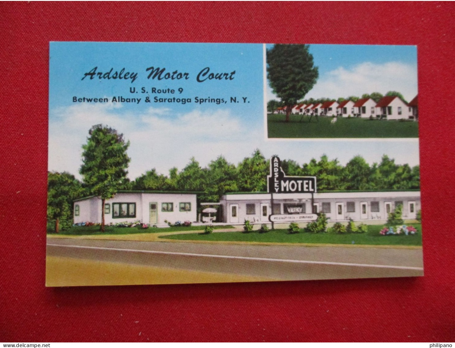 Ardsley Motor Court.   Saratoga Springs  New York   .    Ref 6314 - Saratoga Springs