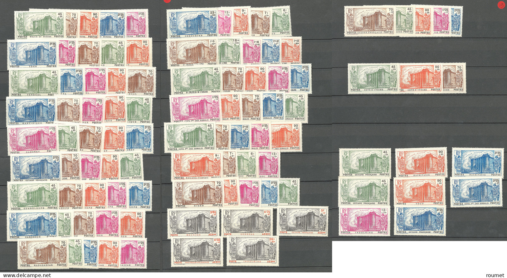 ** Révolution 1939. Lot 1939 (Poste, PA), Entre Cameroun Et Wallis, Dont Qqs Doubles. - TB - Non Classés