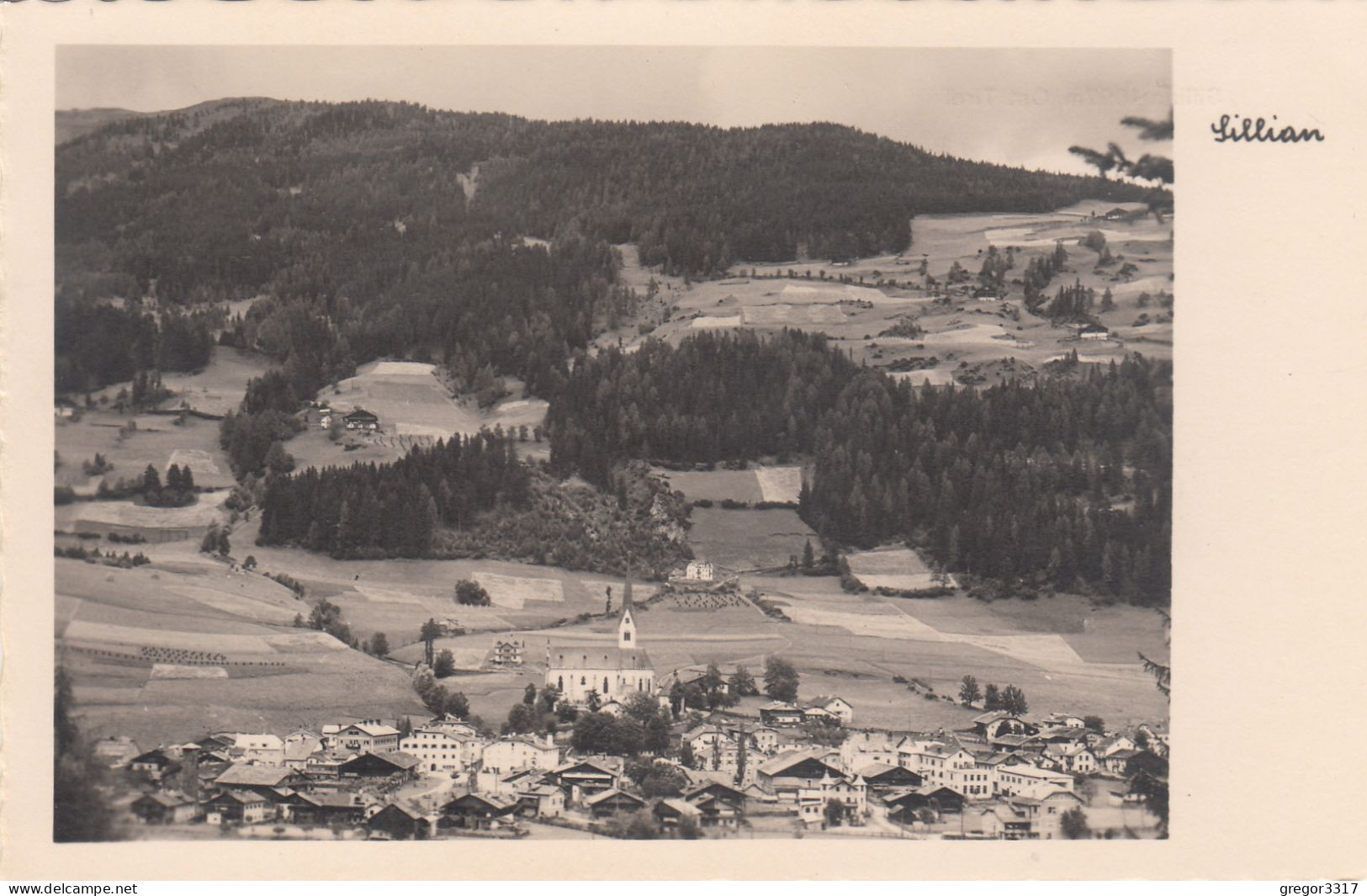 E3393) SILLIAN In Osttirol - Tolle FOTO AK - Häuser Mit Kirche Und Feldern Dahinter ALT! - Sillian