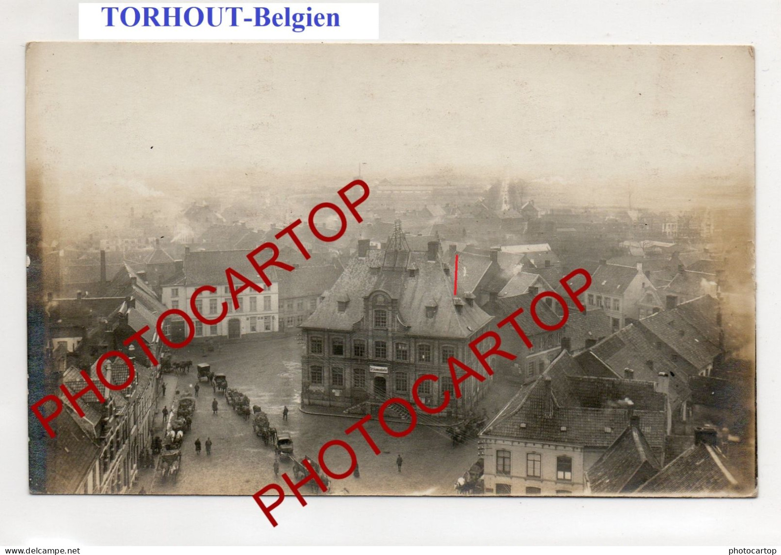 TORHOUT-PHOTO Allemande Meme Epaisseur Et Format Que CP-GUERRE 14-18-1 WK-Militaria-Flandern-Belgien- - Torhout