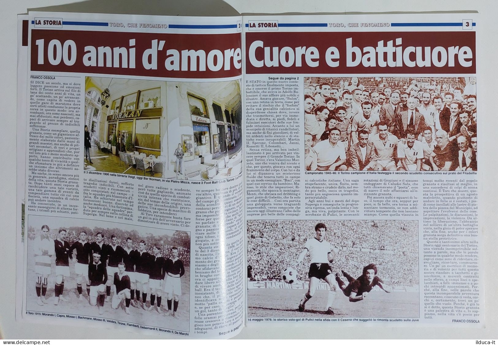 43926 Allegato TuttoSport - 100 Anni Torino - Toro Che Fenomeno 1906 2006 - Deportes