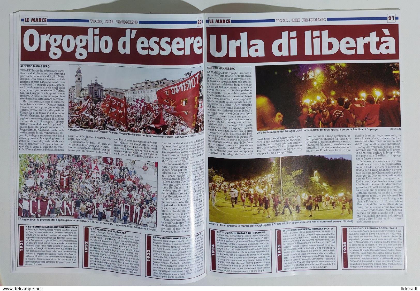 43926 Allegato TuttoSport - 100 Anni Torino - Toro Che Fenomeno 1906 2006 - Sport