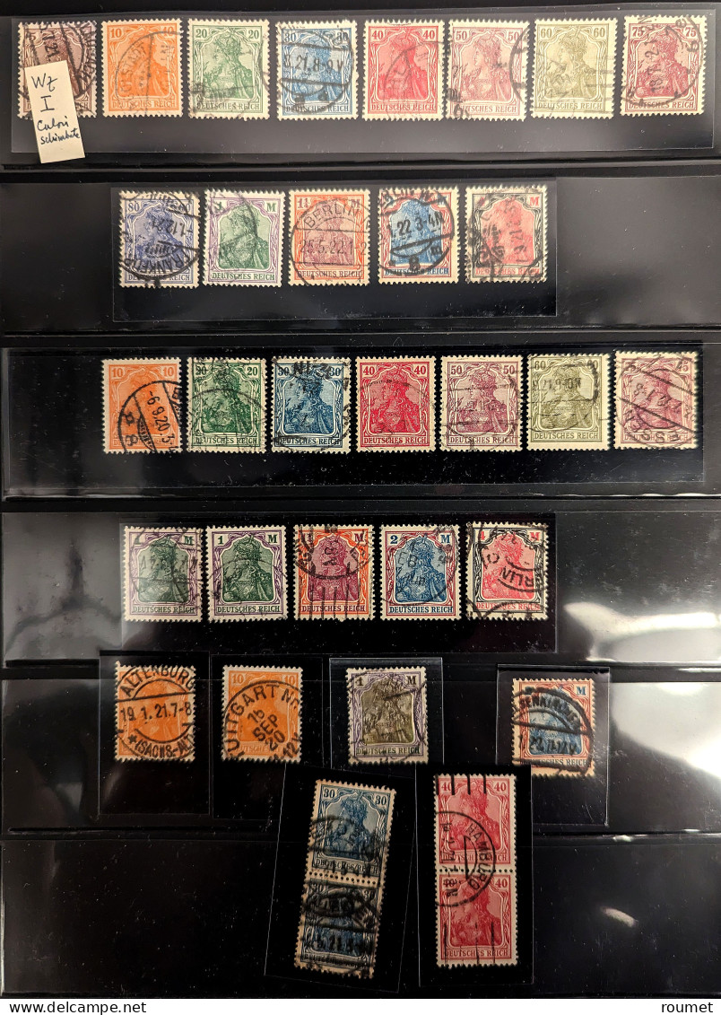 Collection. 1902-1945 (Poste, PA, BF), Très Bel Ensemble De Valeurs Et Séries, Dont 3e Reich, Doubles, Multiples Et Plus - Altri & Non Classificati