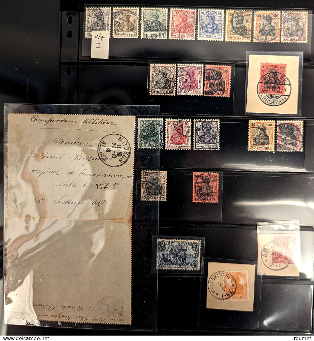 Collection. 1902-1945 (Poste, PA, BF), Très Bel Ensemble De Valeurs Et Séries, Dont 3e Reich, Doubles, Multiples Et Plus - Altri & Non Classificati