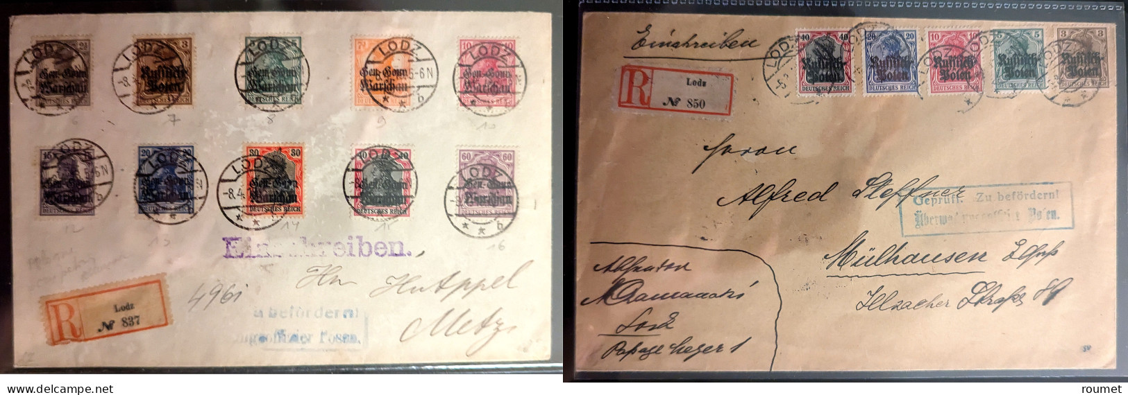 Collection. Guerres 1914-1918 Et 1939-1945, Divers Pays Représentés Dont Belgique, Plébiscite, Pologne, Etc., Valeurs, S - Sonstige & Ohne Zuordnung