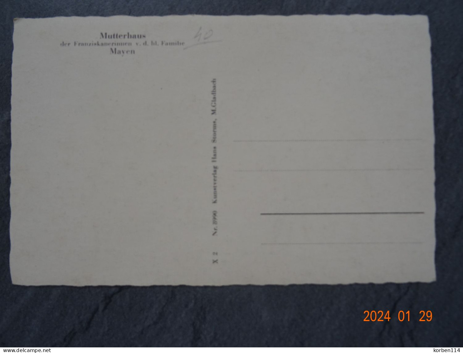 MUTTERHAUS DER FRANZISKANERINNEN V.D. HL FAMILIE - Mayen