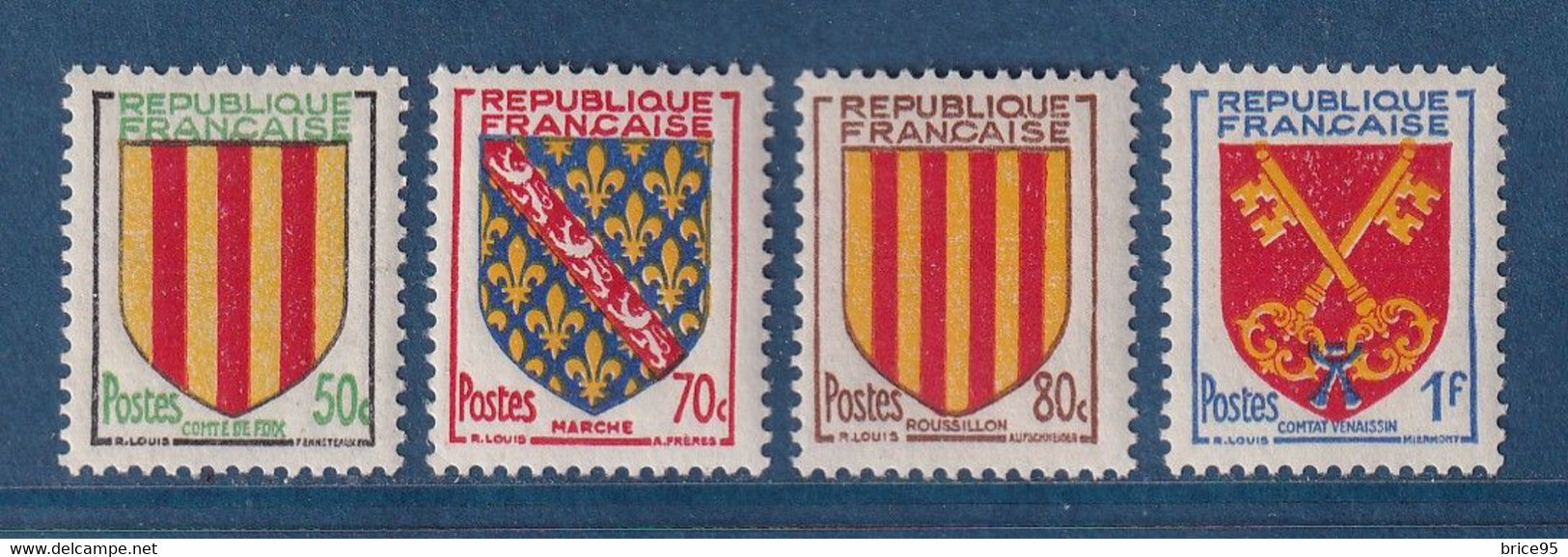 France - YT Nº 1044 à 1047 ** - Neuf Sans Charnière - 1955 - Nuovi