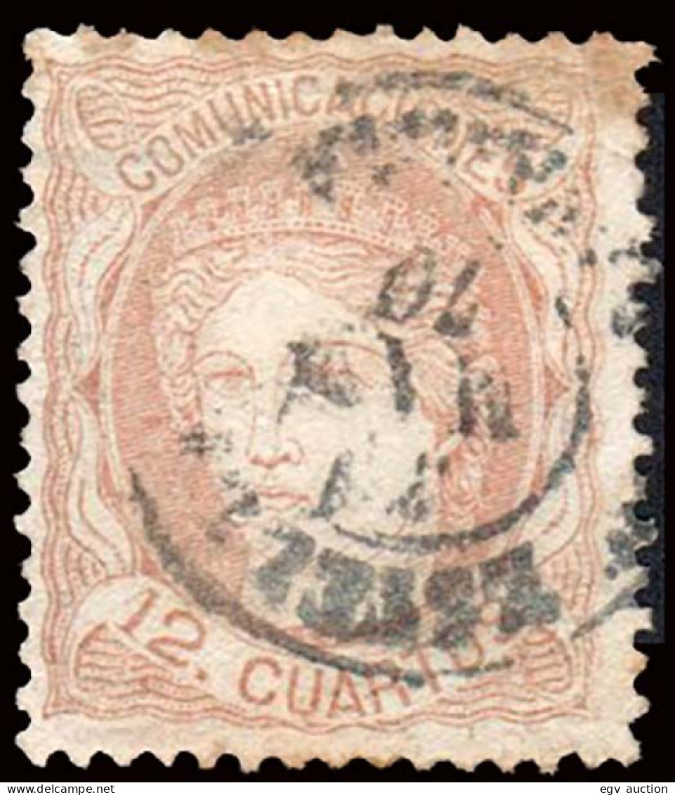 Navarra - Edi O 113 - 12 Cuartos - Mat Fech. Tp. II "Estella" - Used Stamps