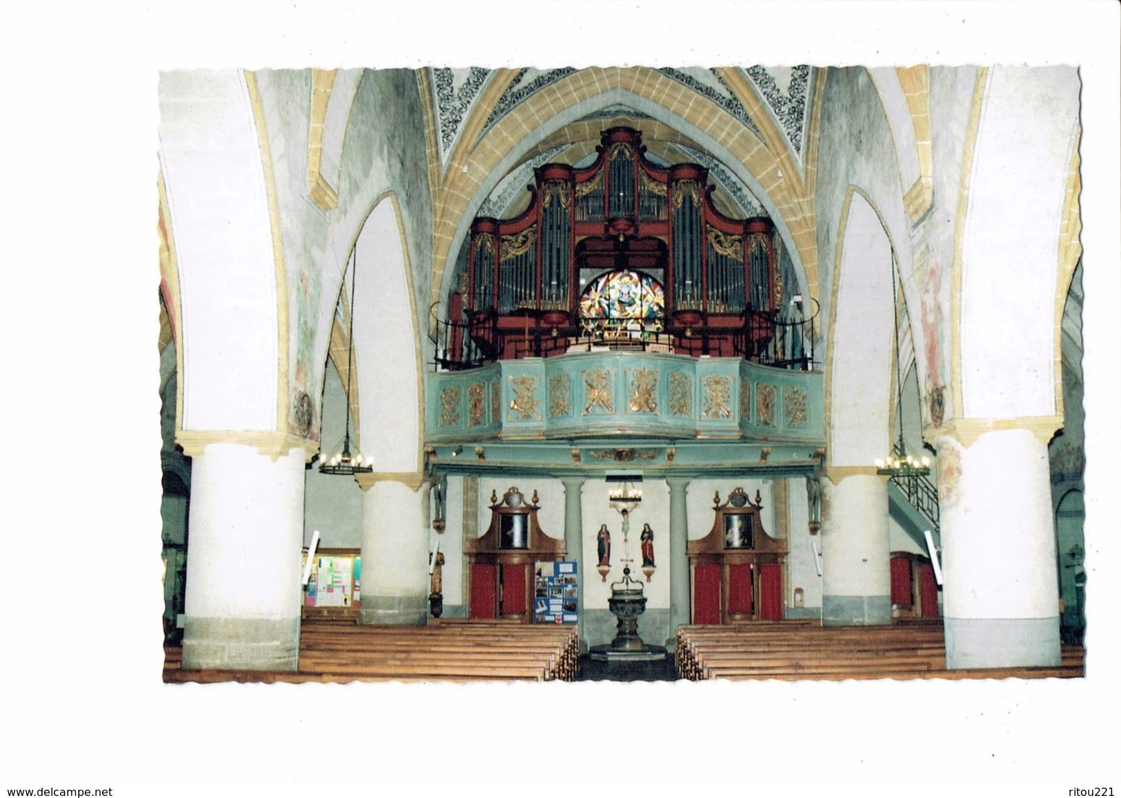 CPM - Suisse ESTAVAYER LE LAC (Fribourg) - Intérieur De L'église - Les Orgues - Orgue Organ Orgel -  2007 - Estavayer