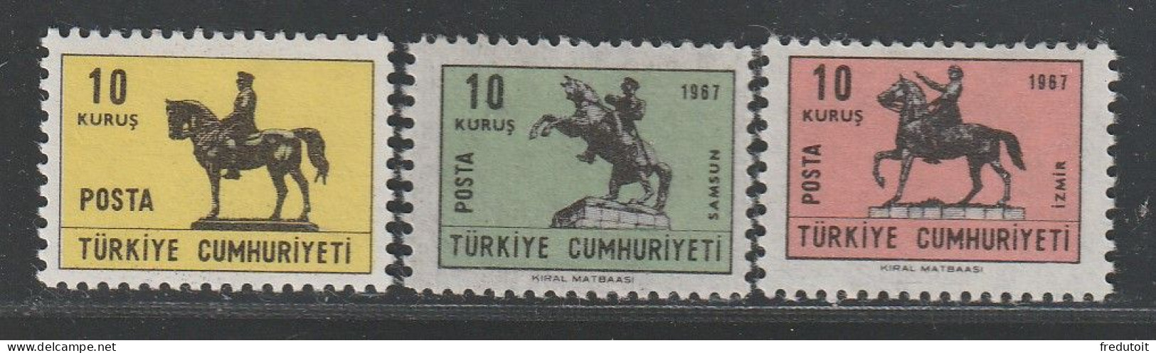 TURQUIE - N°1810/2 ** (1966-67) - Ongebruikt