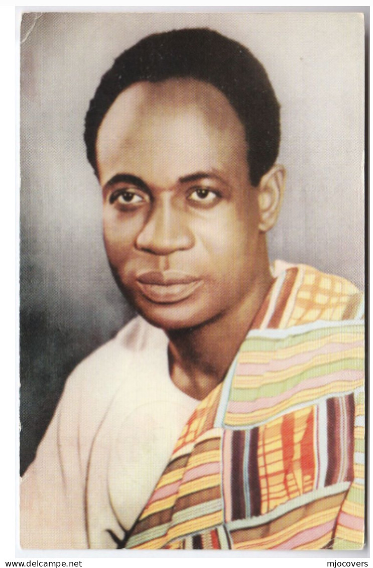 1958  GOLD COAST EVENT Prime Minister NKRUMAH  Visits Canada Cover Stamps Postcard - Ghana - Gold Coast