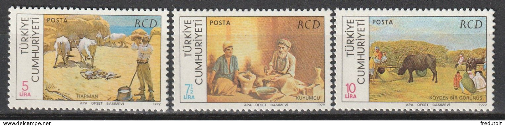 TURQUIE - N°2249/51 ** (1979) - Ungebraucht