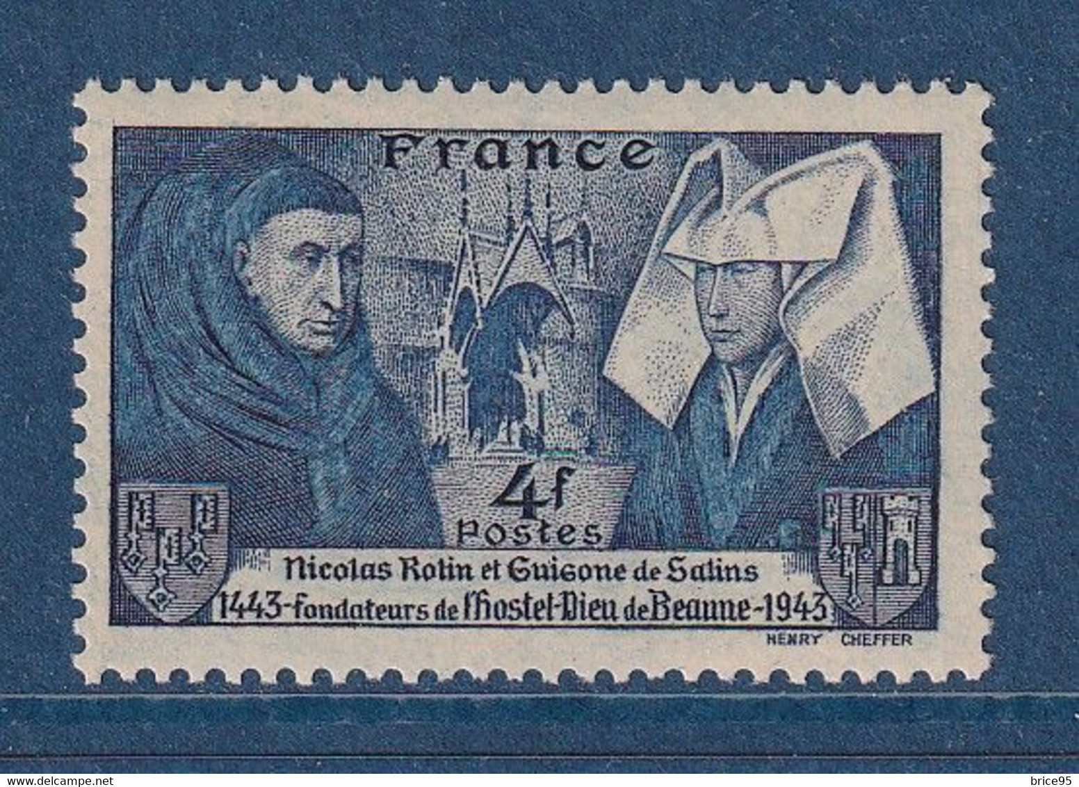 France - YT Nº 583 ** - Neuf Sans Charnière - 1943 - Nuovi