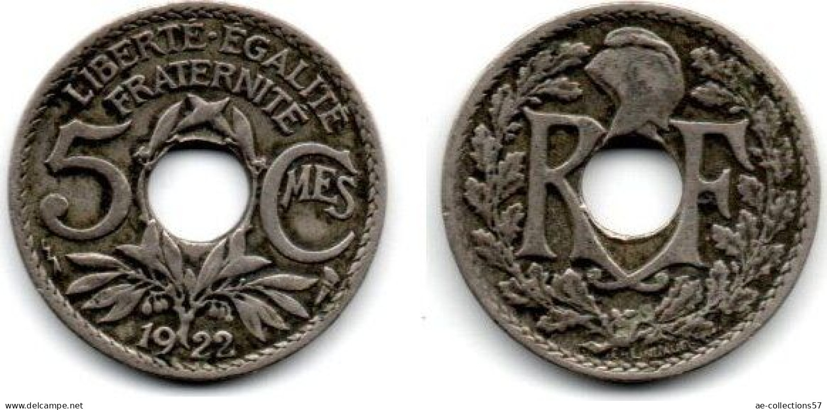 MA 30541  / 5 Centimes 1922 Poissy TB+ - 5 Centimes