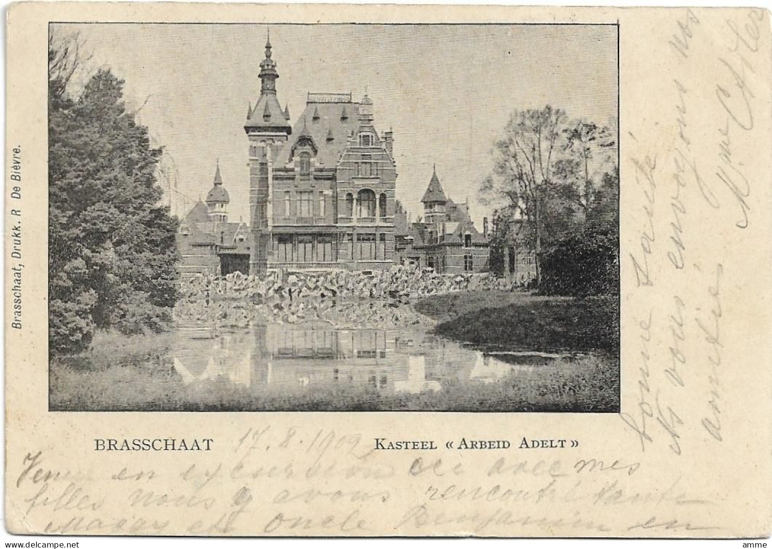 Brasschaat   *  Kasteel "Arbeid Adelt" - Brasschaat