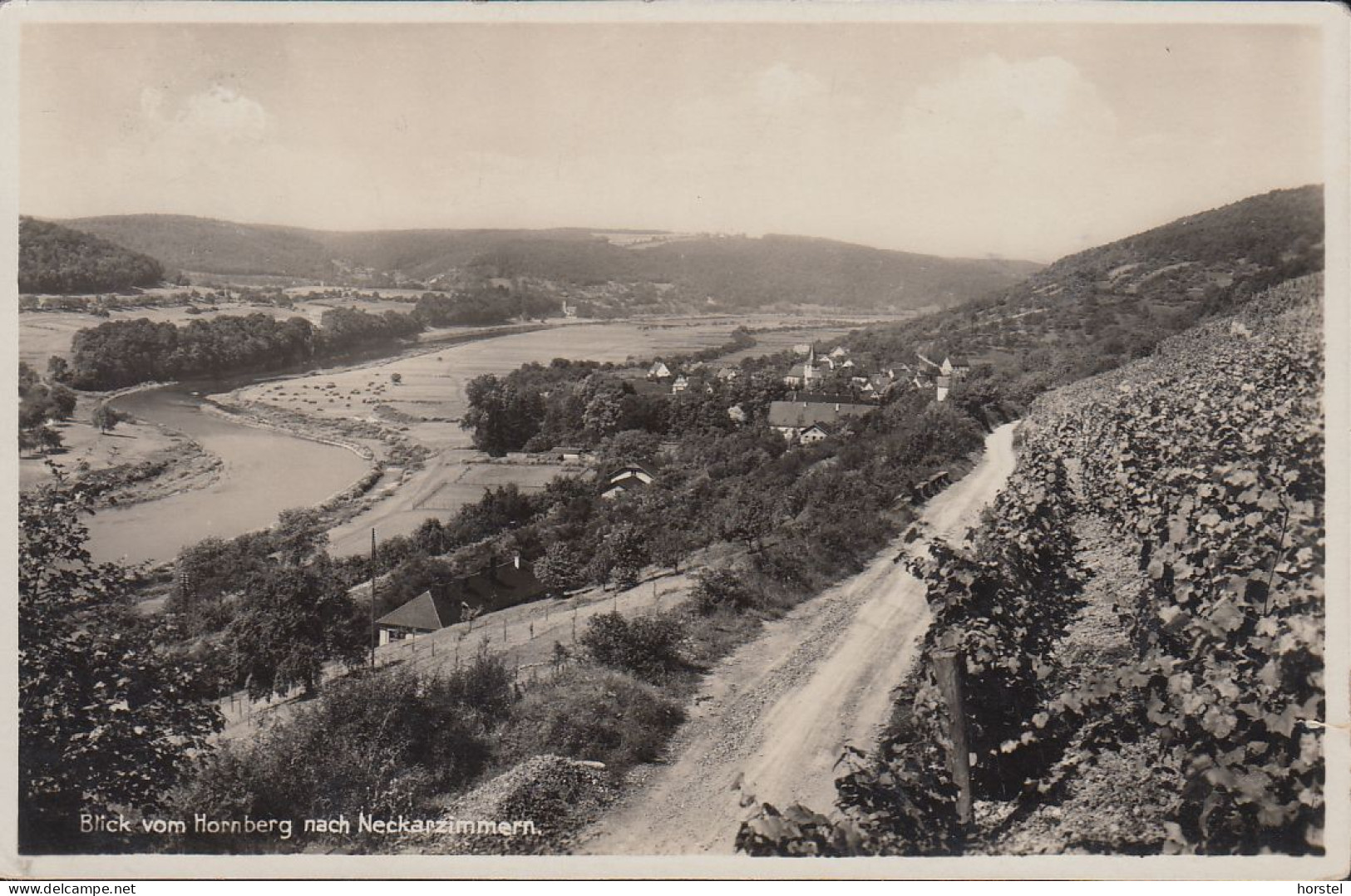 D-74865 Neckarzimmern - Blick Vom Hornberg - Alte Ansicht - Stamp 1938 - Mosbach