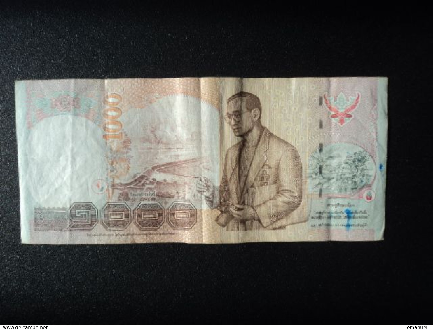 THAÏLANDE : 1000 BAHT  ND (2000)   P 108  Signature 78     TTB - Tailandia