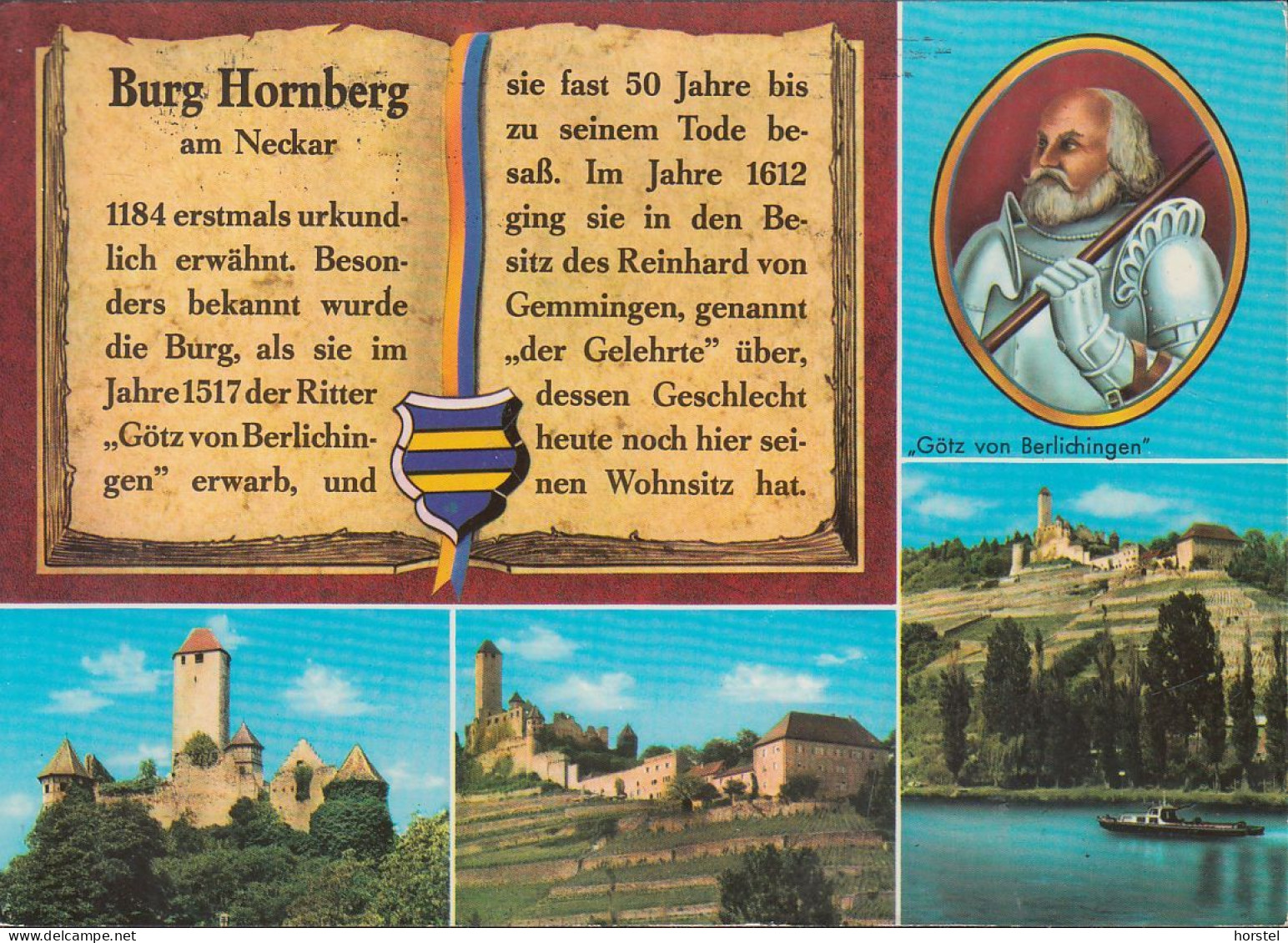 D-74865 Neckarzimmern - Burg Hornberg - Chronik - "Götz Von Berlichingen"  - 2x Nice Stamps - Mosbach