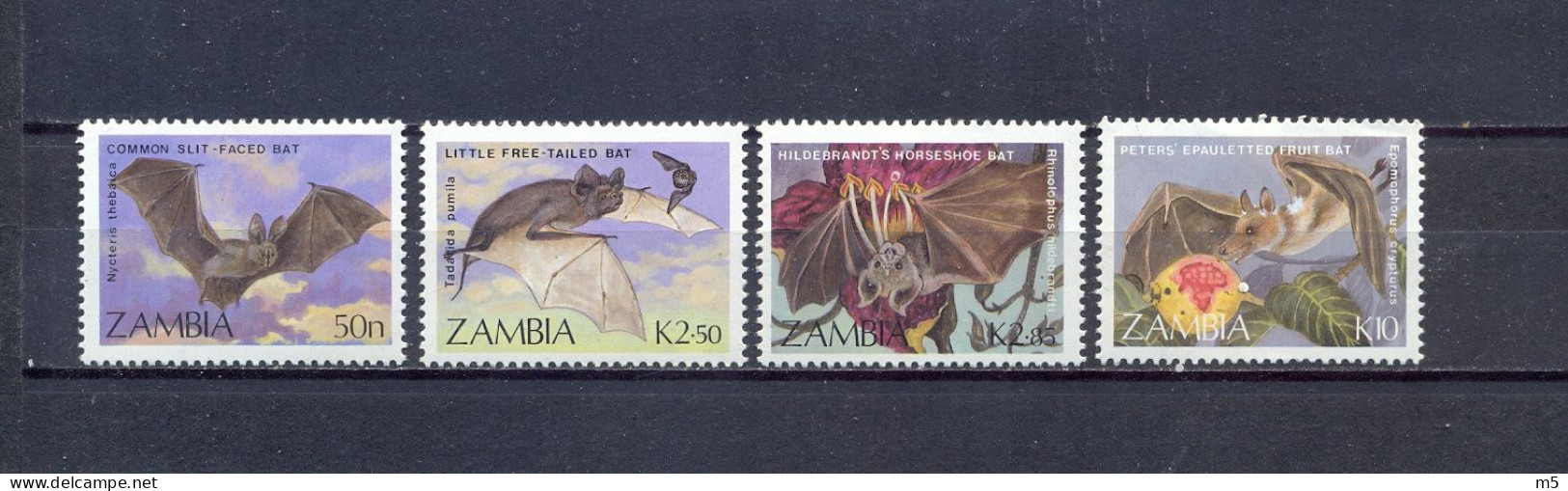 ZAMBIA - MNH - BATS -  MI.NO.474/7 - CV = 6 € - Vleermuizen