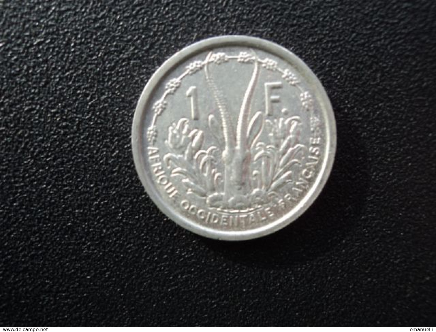 AFRIQUE OCCIDENTALE FRANÇAISE : 1 FRANC   1948    G.6 / KM 3      SUP+ - Französisch-Westafrika