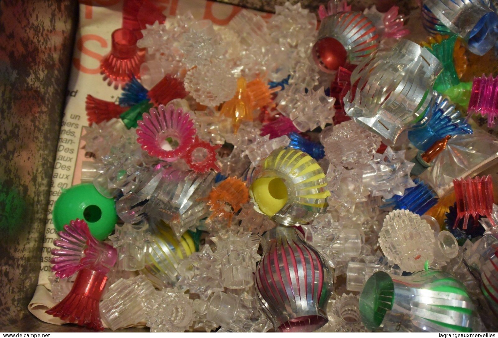 C33 Ensemble D'anciennes Boules Et Accessoires De Noel Vintage !! - Kerstversiering