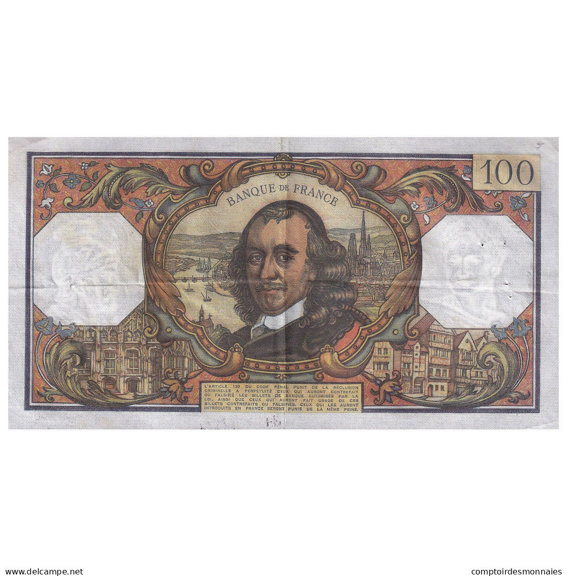 France, 100 Francs, Corneille, 1972, A.621, TTB, Fayette:65.38, KM:149d - 100 F 1964-1979 ''Corneille''