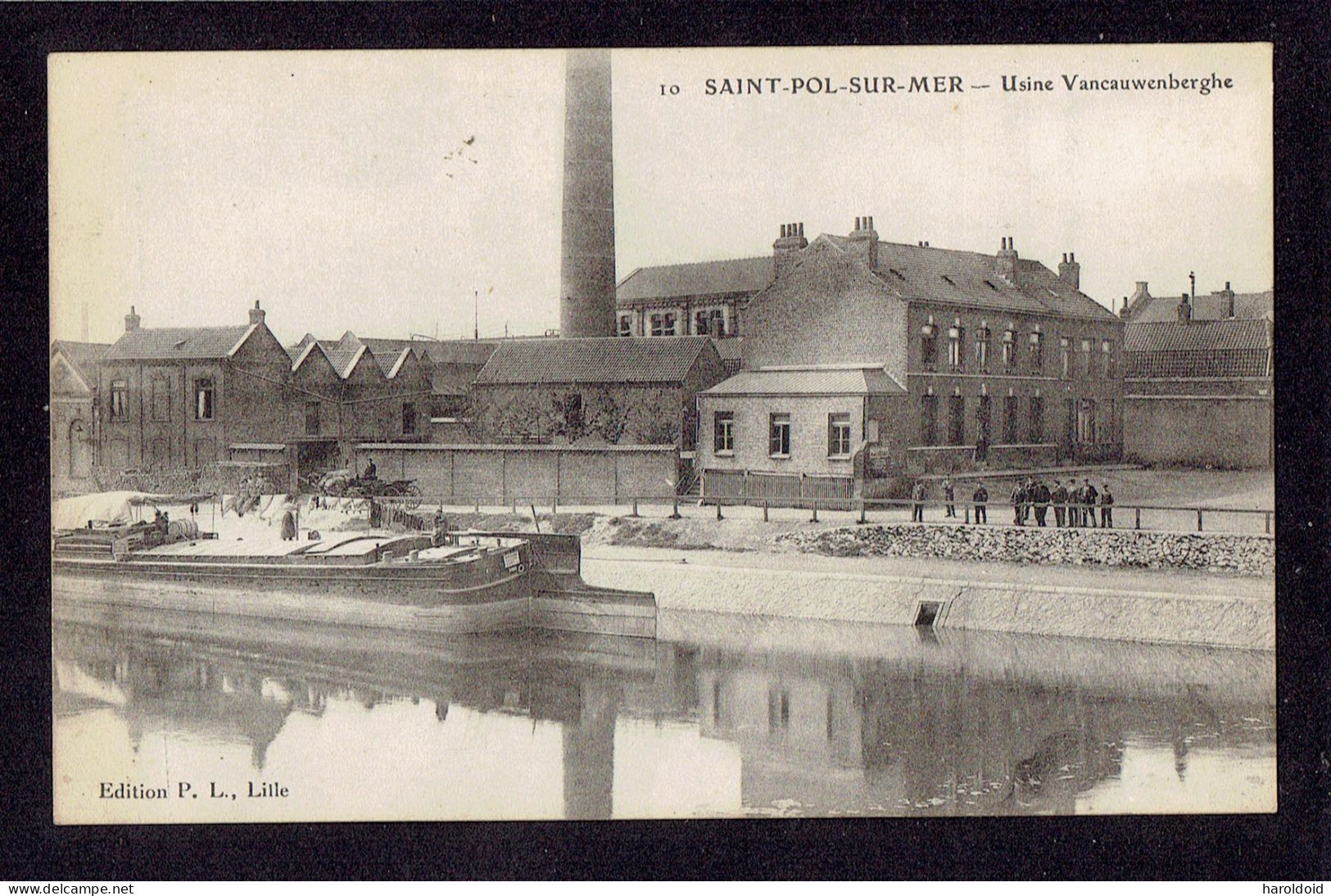 CPA 59 - SAINT POL SUR MER - USINE VANCAUWENBERGHE - Saint Pol Sur Mer