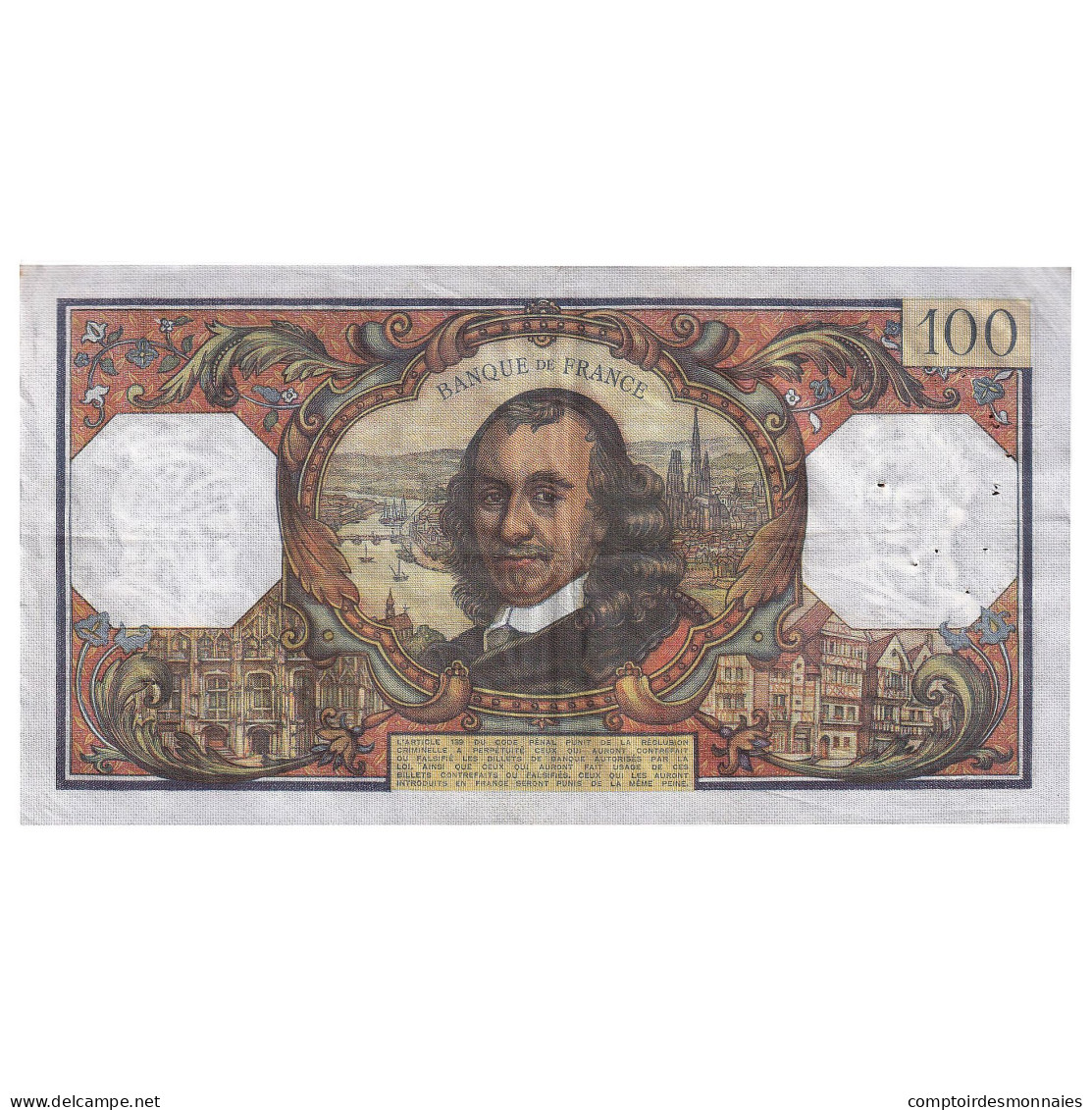 France, 100 Francs, Corneille, 1973, D.742, TTB, Fayette:65.43, KM:149d - 100 F 1964-1979 ''Corneille''