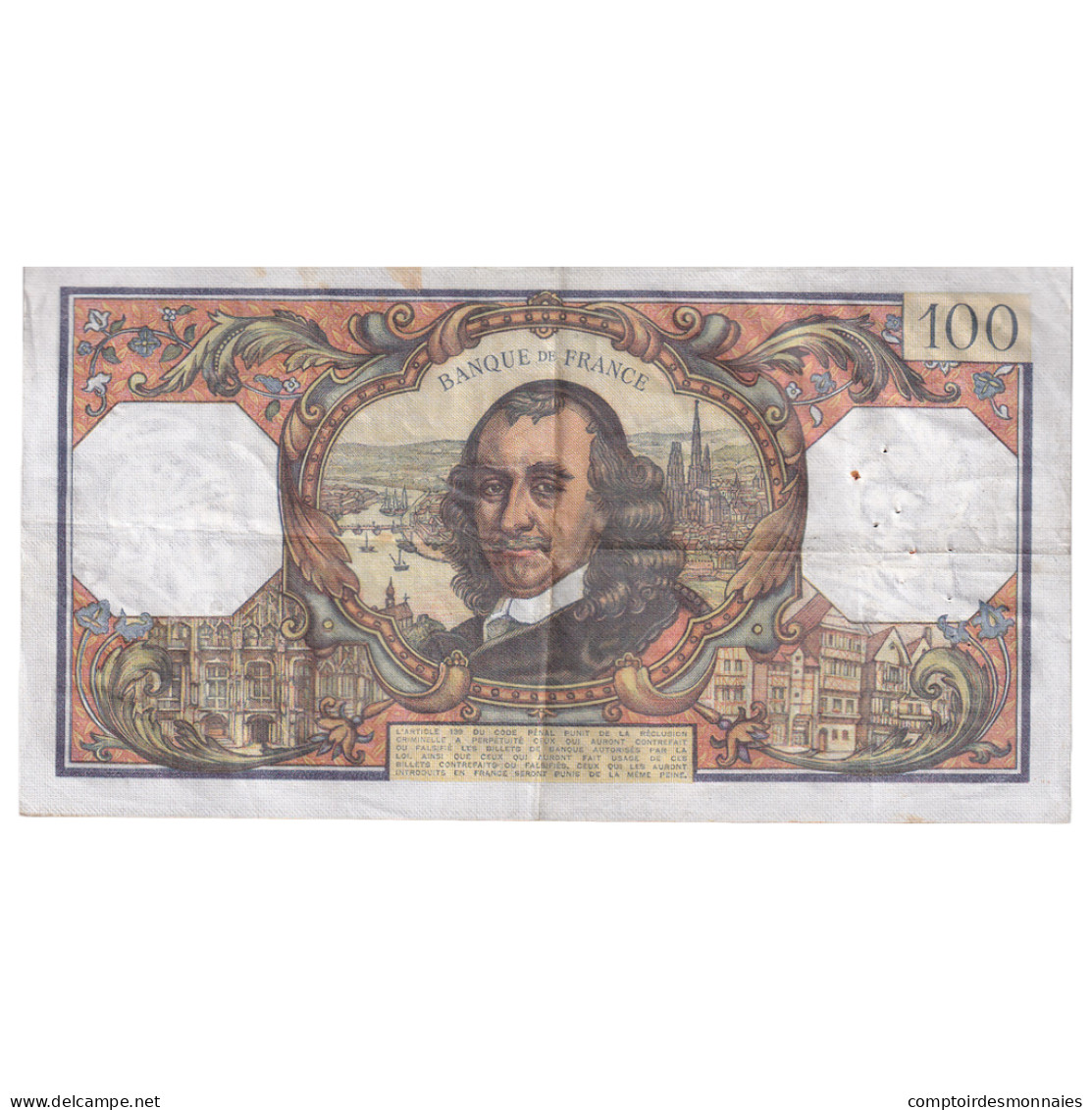 France, 100 Francs, Corneille, 1973, T.732, TTB, Fayette:65.43, KM:149d - 100 F 1964-1979 ''Corneille''