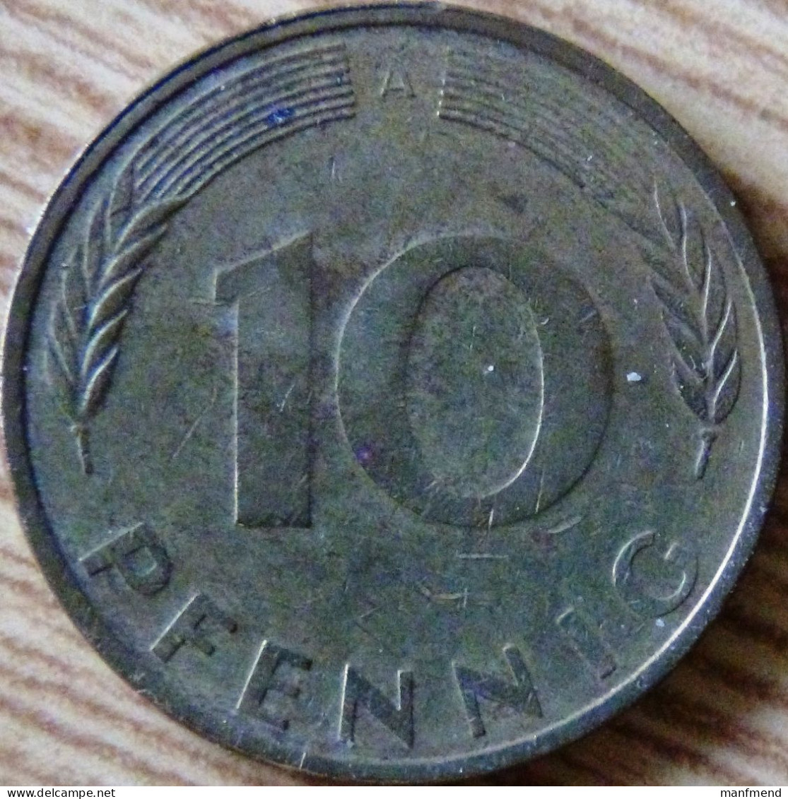 Germany - KM 108 - 1994 - 10 Pfennig - Mintmark "A" - Berlin - VF - Look Scans - 10 Pfennig