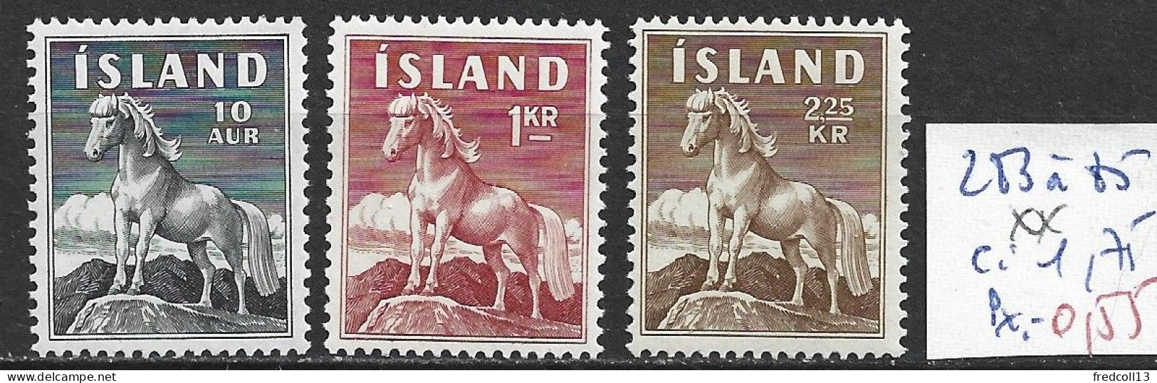 ISLANDE 283 à 85 ** Côte 1.75 € - Ongebruikt