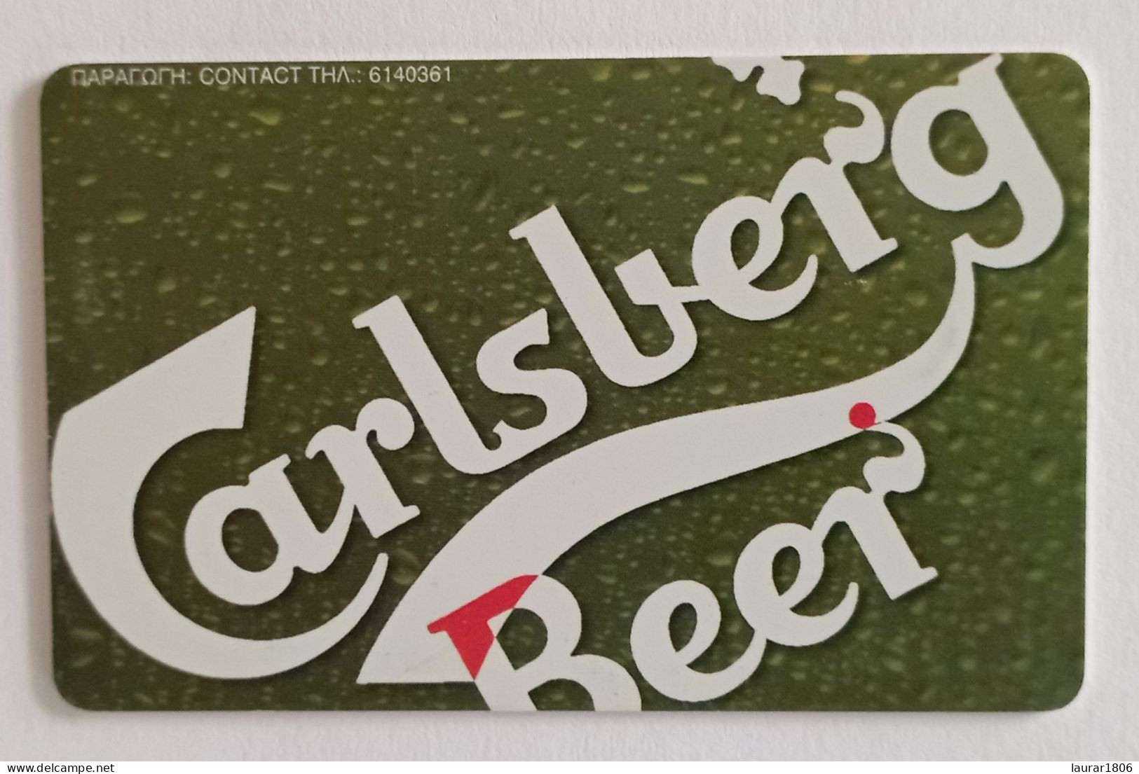 TELECARTE PHONECARD GRÈCE - OTE - CARLSBERG - 2,93 € - 2001 - EC - Griechenland