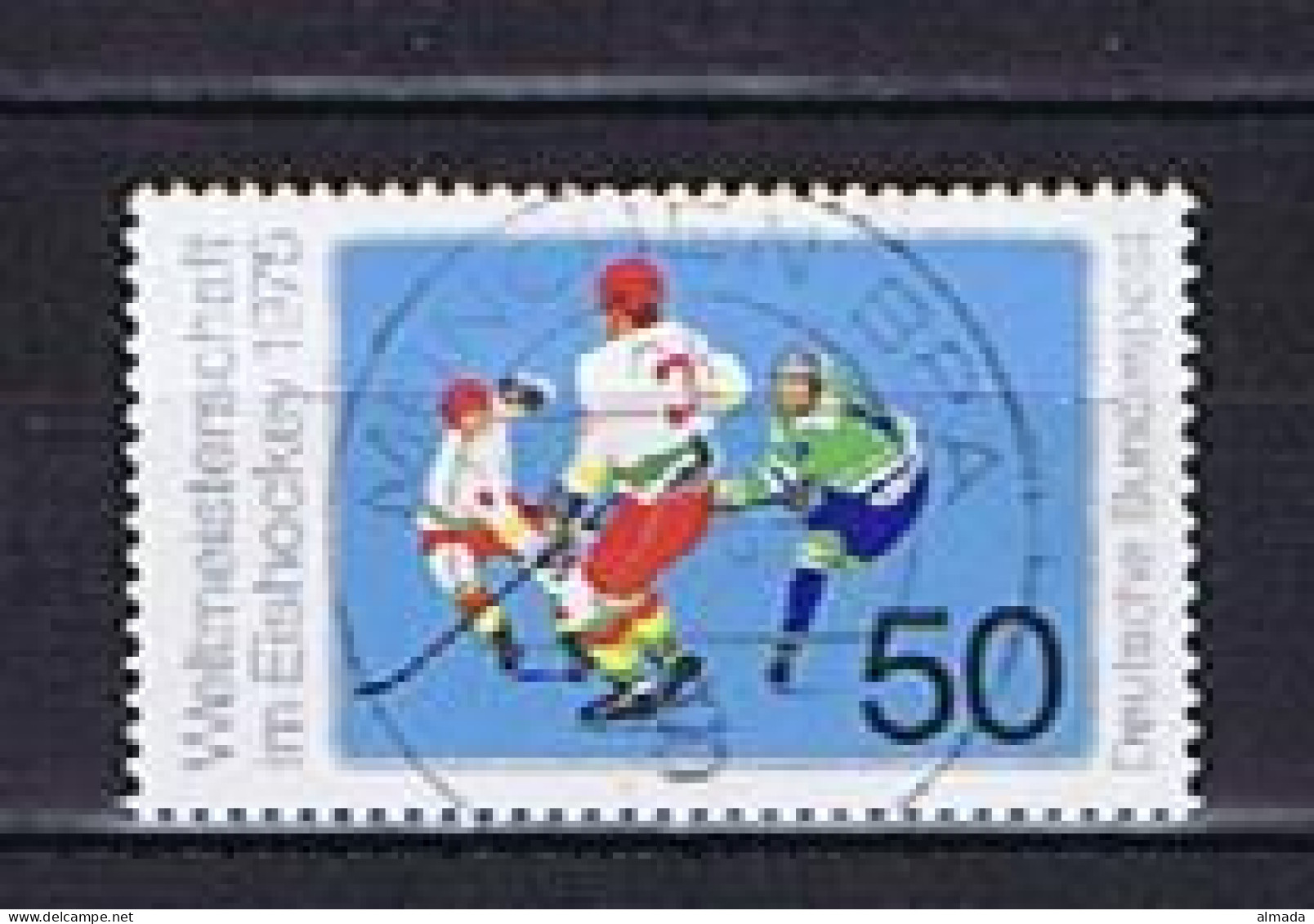 BRD (West) Germany 1975 Michel 835 (M) Gestempelt, Used - Eishockey