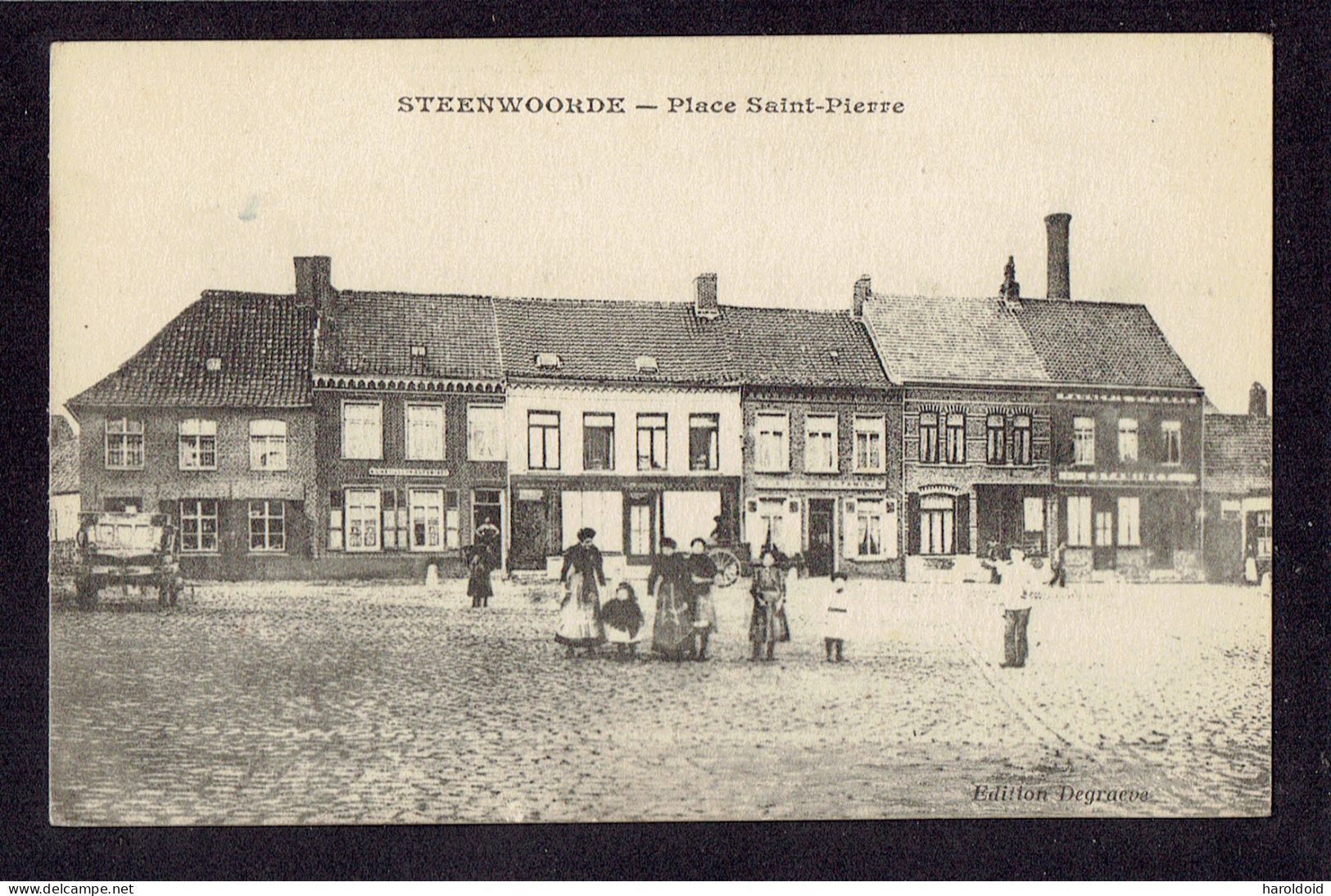 CPA 59 - STEENWOORDE - PLACE SAINT PIERRE - Steenvoorde