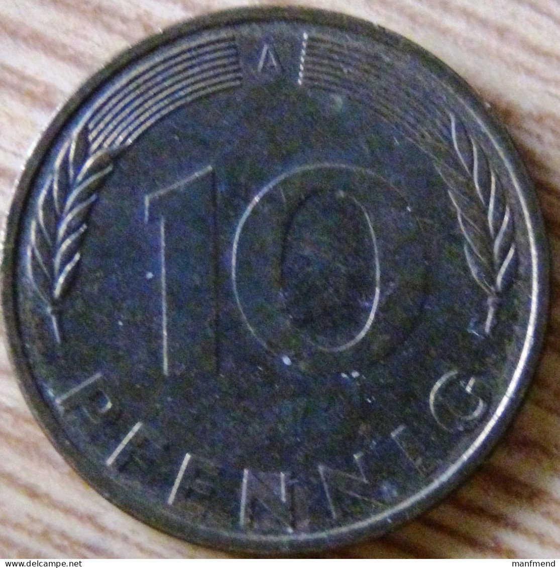 Germany - KM 108 - 1995- 10 Pfennig - Mintmark "A" - Berlin - VF - Look Scans - 10 Pfennig