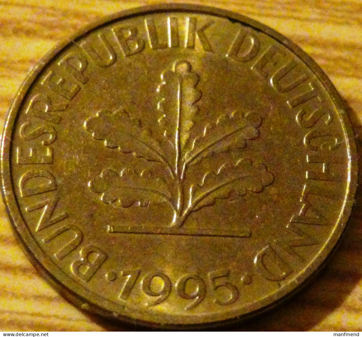 Germany - KM 108 - 1995- 10 Pfennig - Mintmark "A" - Berlin - XF - Look Scans - 10 Pfennig