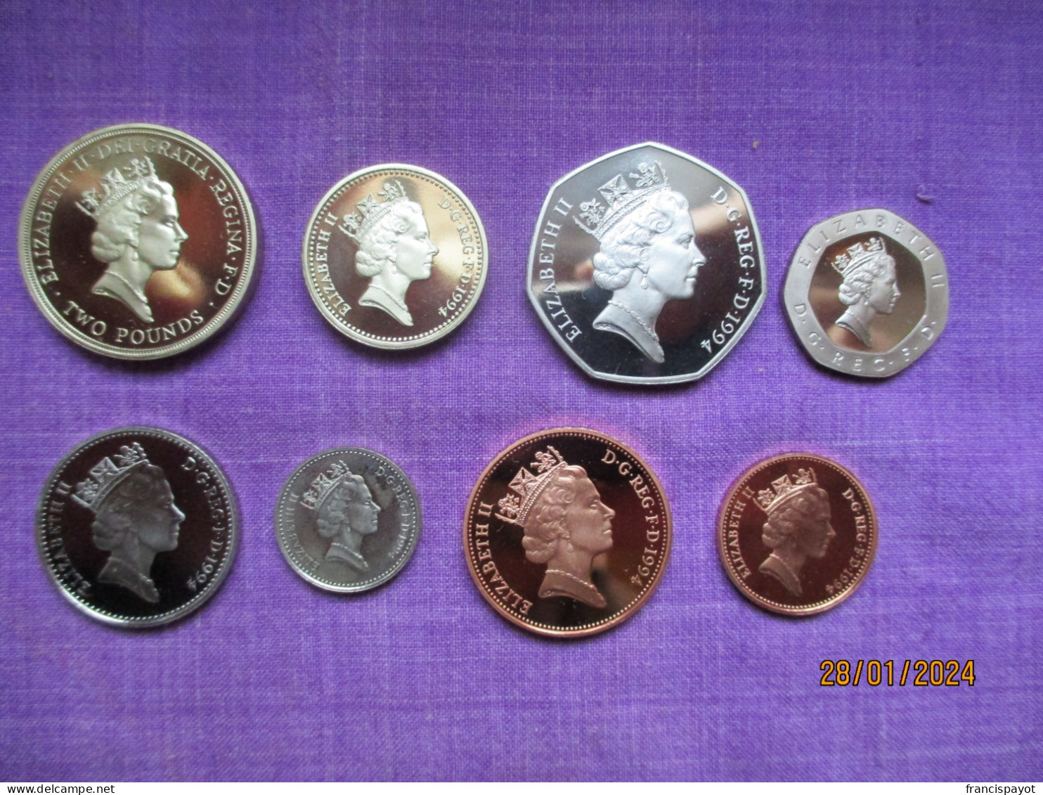 UK Set Coins 1994 UNC - Other & Unclassified