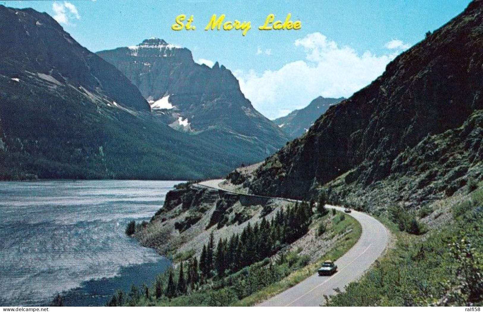 1 AK USA / Montana * St. Mary Lake - Der Zweitgrößte See Im Glacier National Park - Und Die Going-to-the-Sun Road * - Other & Unclassified