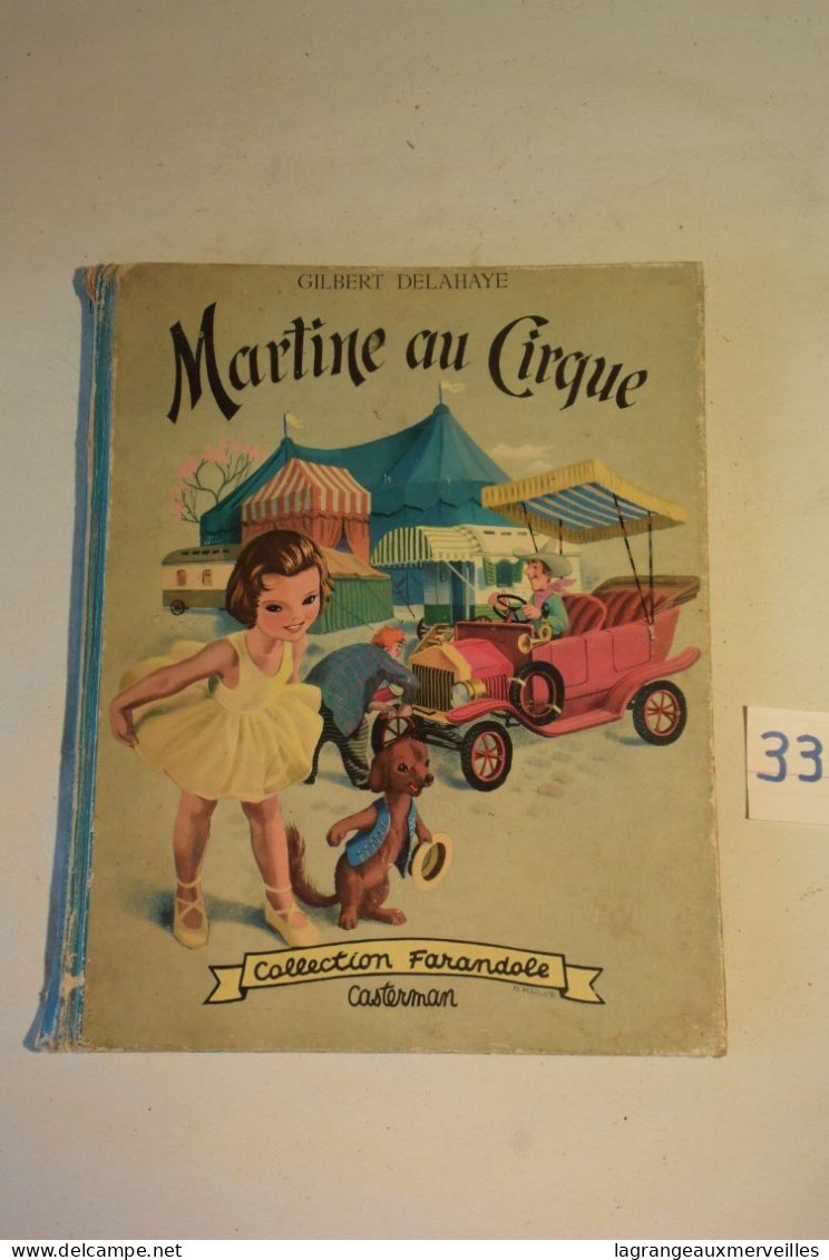 C33 Ancienne Bande Dessinée Martine Au Cirque 1956 Casterman - Martine