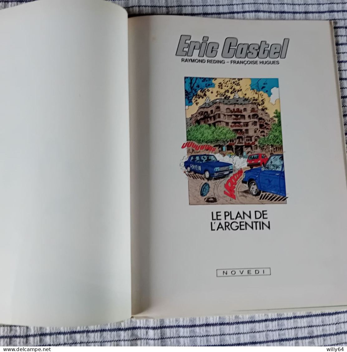 Eric CASTEL  Le Plan De L'Argentin   T11  EO 1986  NOVEDI   TBE - Eric Castel