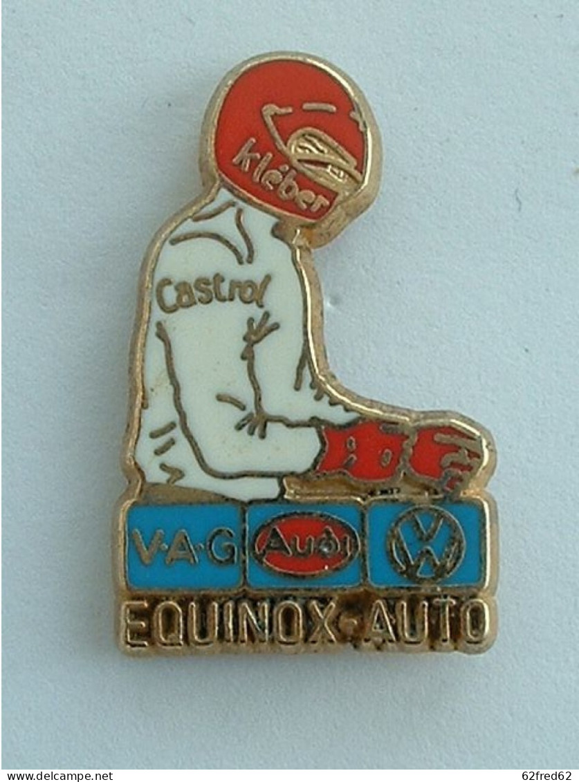 PIN'S AUDI VW  - EQUINOX AUTO - KLEBER - CASTROL - Audi