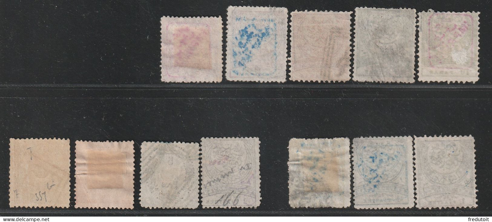 TURQUIE - Timbres Pour Journaux Et Divers - LOT De 12 Timbres (Authenticité Non Garantie) - Newspaper Stamps