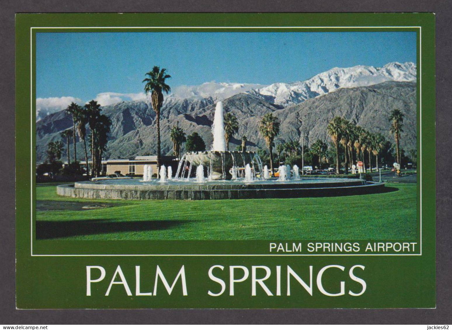 114930/ PALM SPRINGS, Airport Fountain - Palm Springs